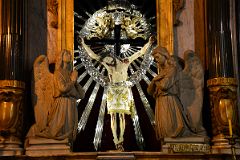 27 Statue Of Senor del Milagro Lord Of Miracles With Two Angels In Salta Cathedral.jpg